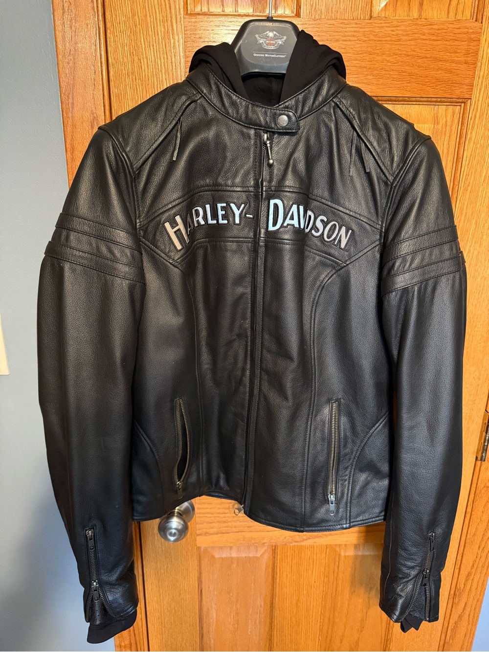 Harley-Davidson Miss Enthusiast 3-in-1 Black Leather Jacket